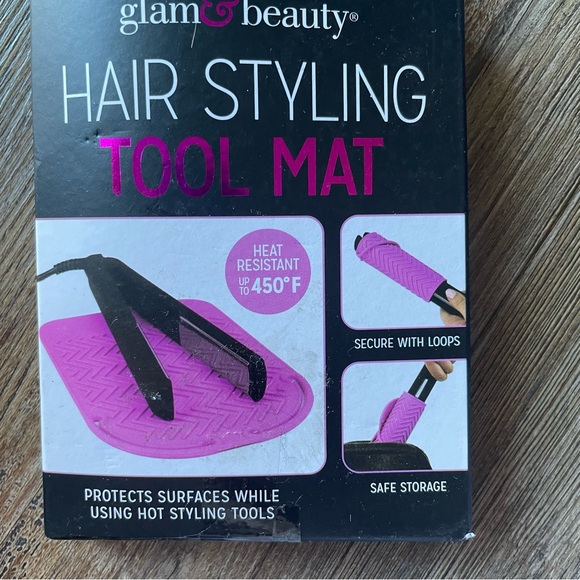 glam&beauty Hair Glam Beauty Hair Styling Tool Mat Grey Poshmark